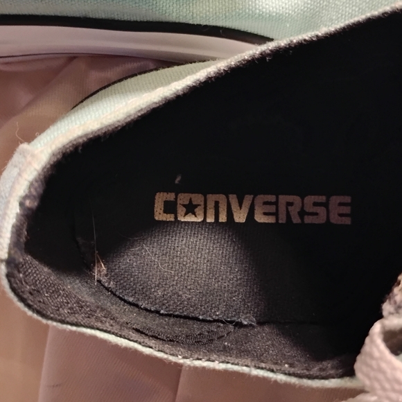 Mint Green Canvas Sneakers - Picture 2 of 8